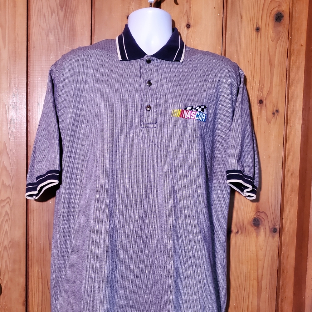 Jonathan Corey Nascar Double-Tipped Polo Shirt XL